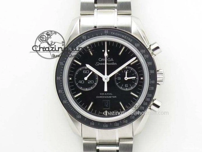 0728 Efficient Speedmaster Professional Moonwatch Chrono AXF Best Edition On SS Bracelet A 8286